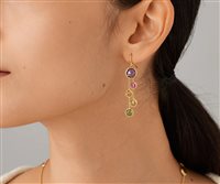Vicenza - Piazzetta Palladio 2 - Boucles d'oreilles Marco Bicego Femme Jaipur in Or jaune Quarzo OB1290-MIX01 - OB1290-MIX01